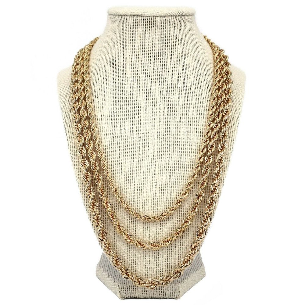14k Gold 5mm 24" Rope Chain